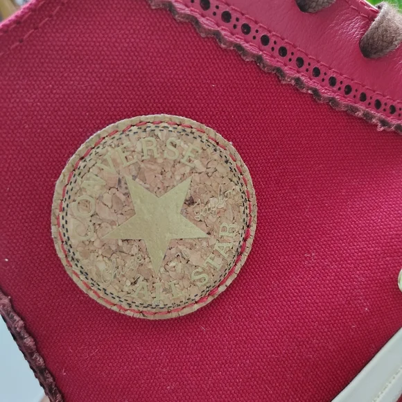 Converse 1970’s Anti-Slip Wear-Resistant High Top Sneakers Red / Brown Laces | M - Picture 7 of 12